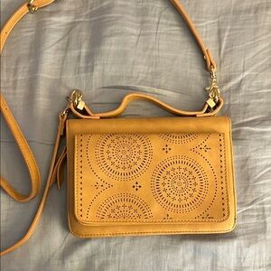 Francesca's Collections Mustard Crossbody Bag